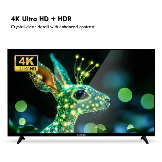 KB ELEMENTS 85" QLED ULTRA HD 4K + HDR SMART FRAMELESS - WebOS