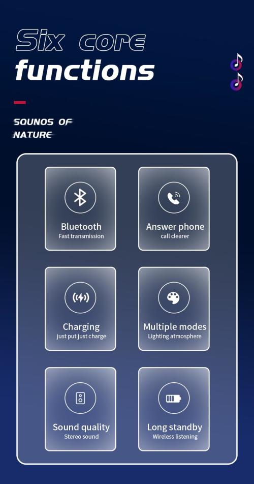 G Speaker Smart Station Lamp Sound Box and Charger