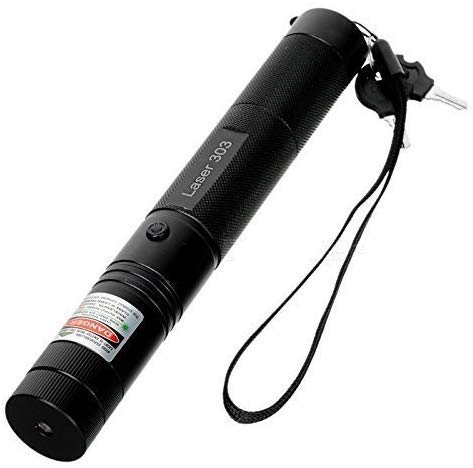 JD303 532nm Starry Adjustable Green Laser Pointer with Safety Key