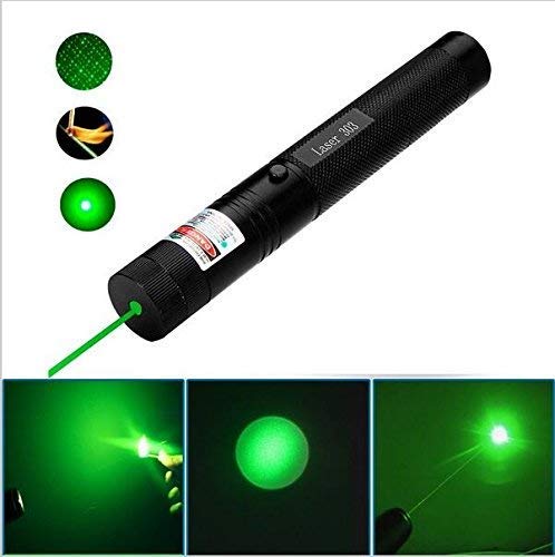 JD303 532nm Starry Adjustable Green Laser Pointer with Safety Key