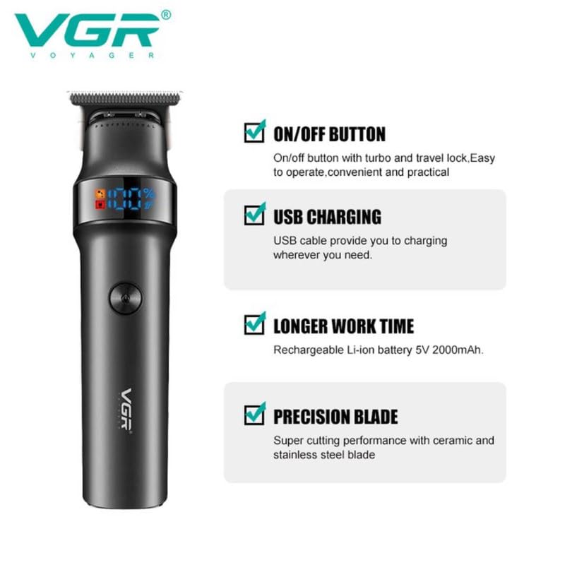 VGR V-987 Professional Turbo Hair Clipper