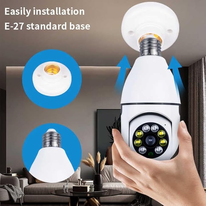 UPTREND 360 1080p HD Bulb Light Wireless IP Camera