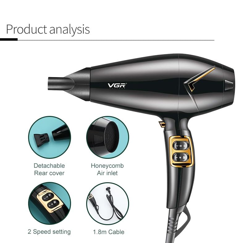 VGR V-423 Salon Series Hair Dryer