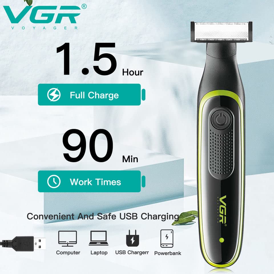 VGR V-017 Dual Sided Professional Beard Shaver Trimmer