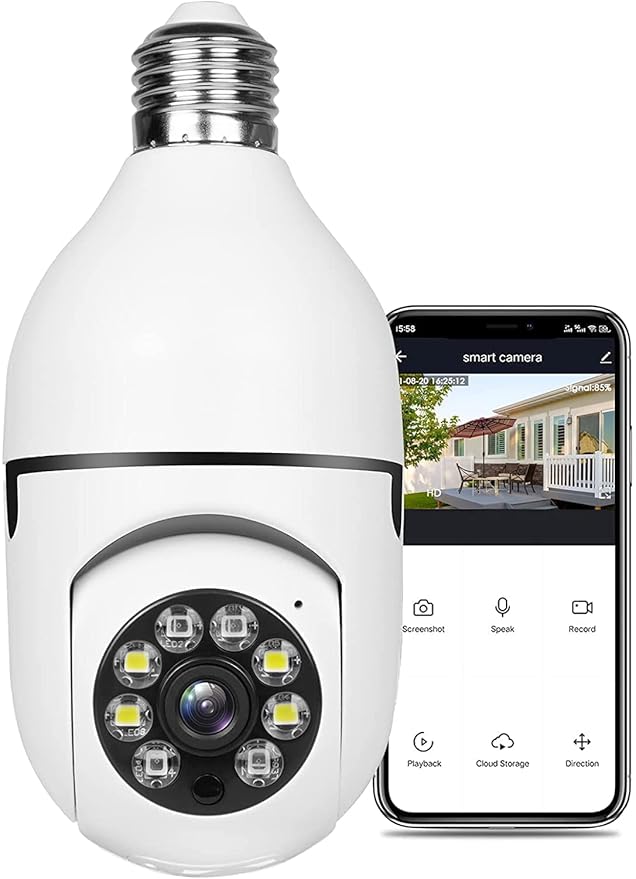 UPTREND 360 1080p HD Bulb Light Wireless IP Camera