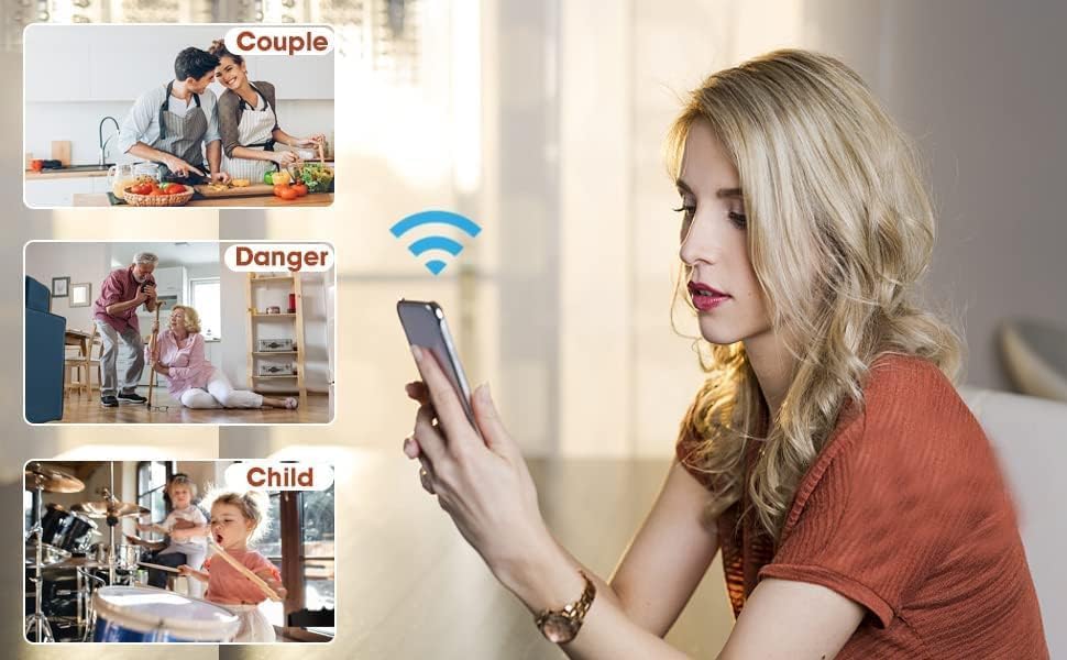 UPTREND 360 1080p HD Bulb Light Wireless IP Camera