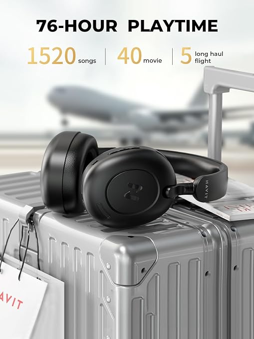 havit H655BT Hybrid Active Noise Cancelling Headphones