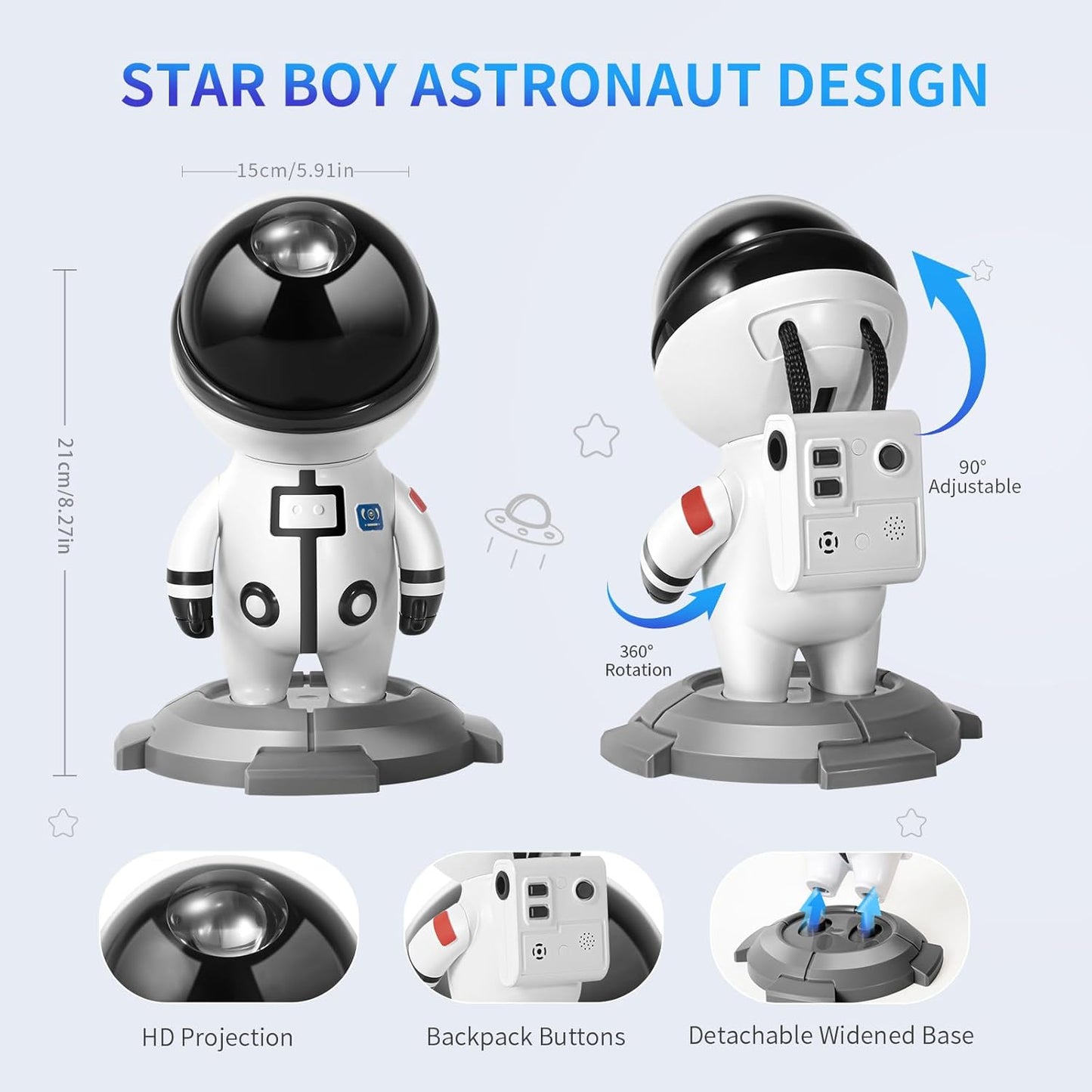 Starboy Astronaut Galaxy Projector