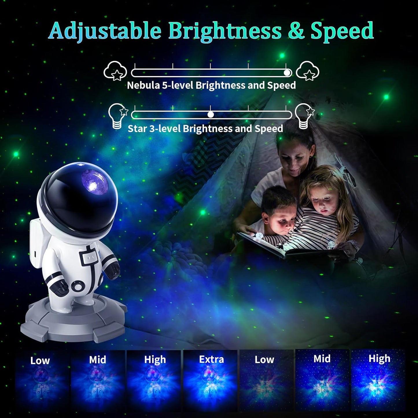Starboy Astronaut Galaxy Projector