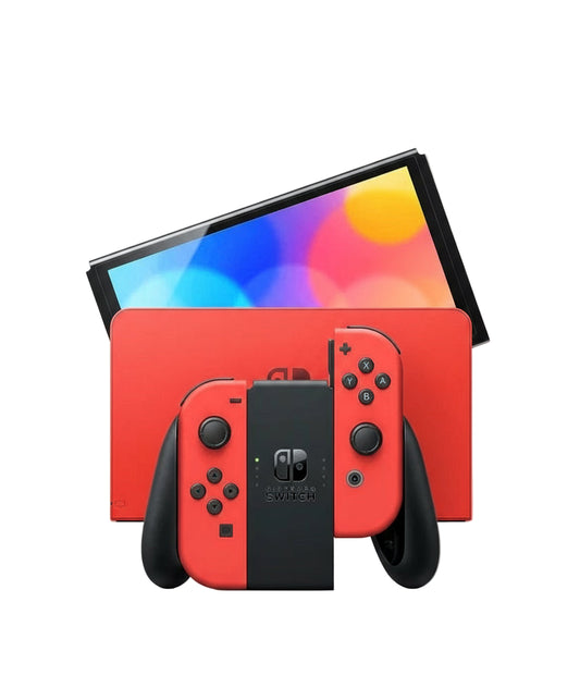Nintendo Switch Oled Mario Red