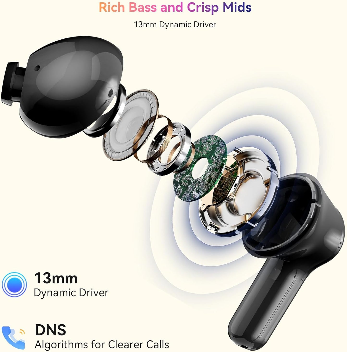 HiBuds 6 wireless earbuds