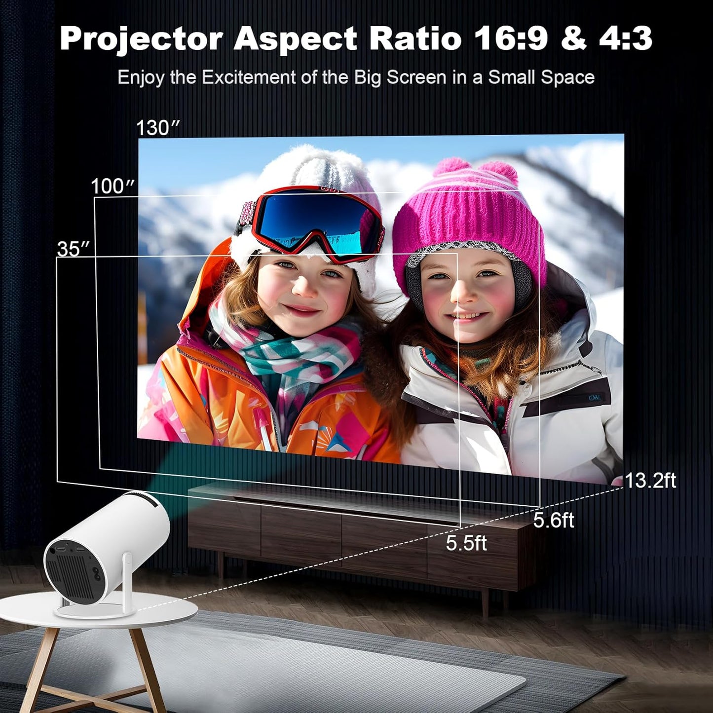 HY300 PRO Portable Projector