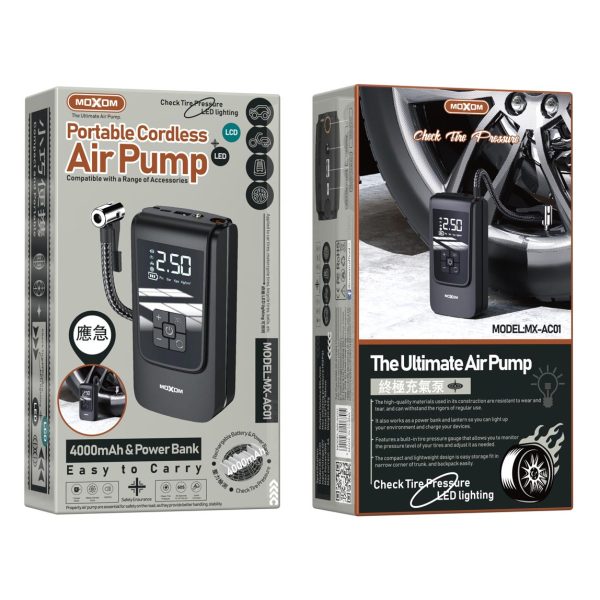 MoXom Portable Cordless Air Pump