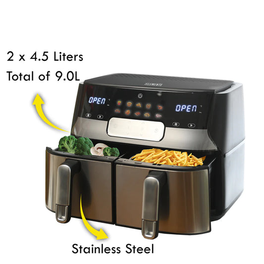 KB ELEMENTS 9.0 LITERS DIGITAL DOUBLE AIR FRYER