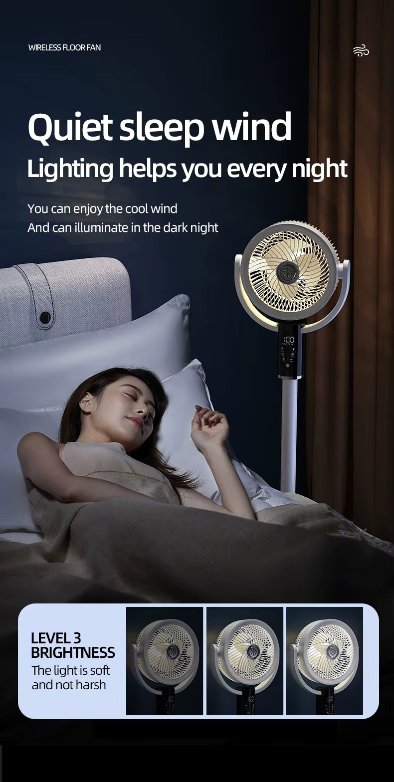 F5 3-in-1 Rechargeable Pedestal Fan