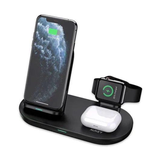 Aukey 3 in 1 Wireless Charging Station