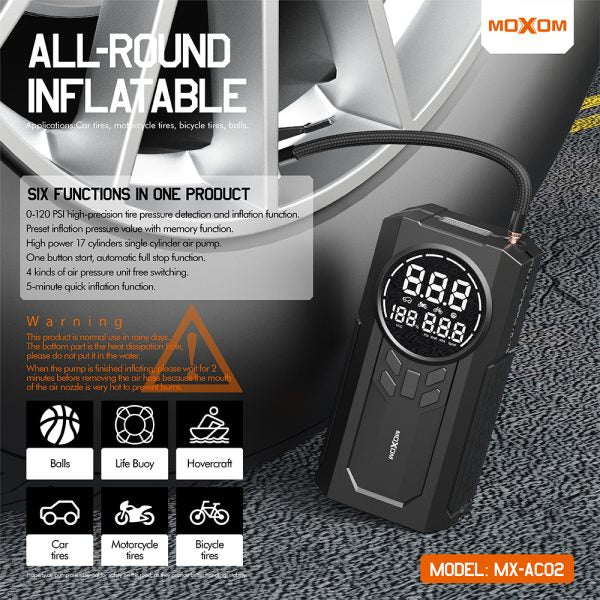 Moxom Multi-Function Air Pump MX-AC02
