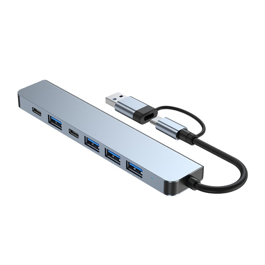 7 in 1 USB 3.0 and Type-C USB-C to USB 3.0 USB 2.0 HUB Adapter