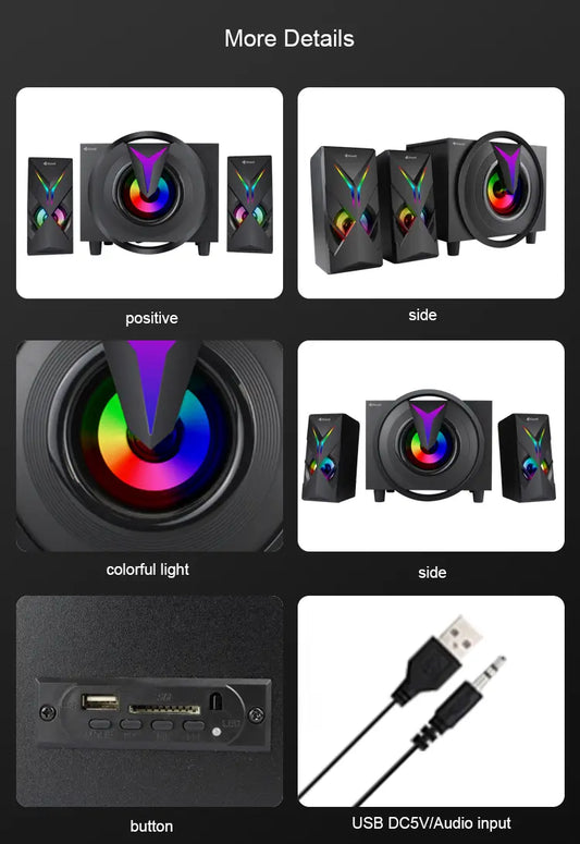 Kisonli TM-1000U 2.1 house speaker system 4 inch