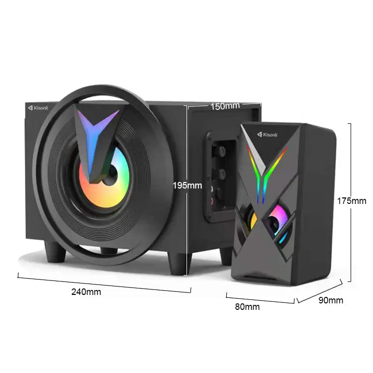 Kisonli TM-1000U 2.1 house speaker system 4 inch