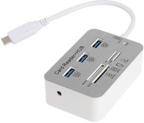 3.03.1 USB Hub Combo MS M2 SDTF Card Reader Adapters for MacBookPcLaptop