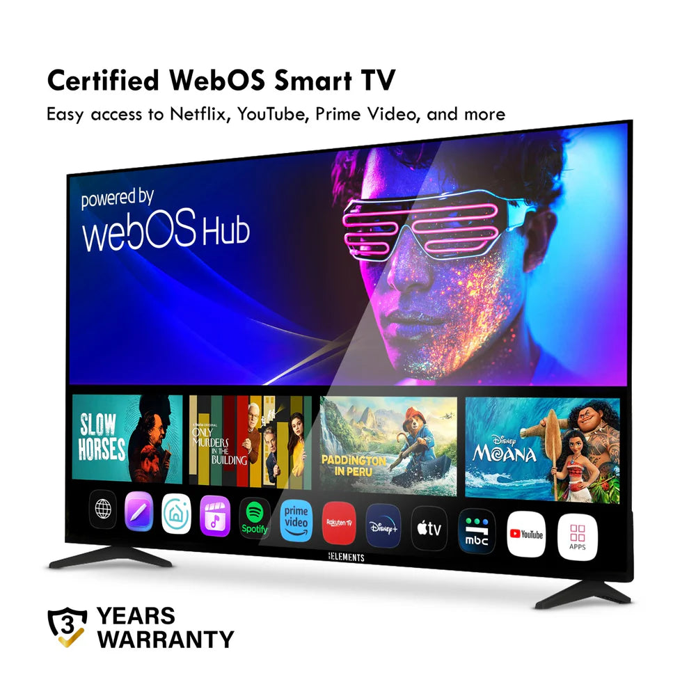 KB ELEMENTS 70" QLED ULTRA HD 4K + HDR WebOS