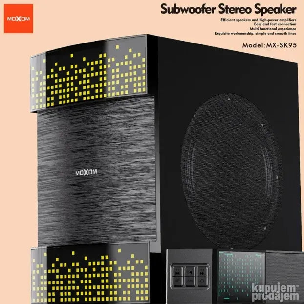 Moxom supper bass 120W soundbar+woffer