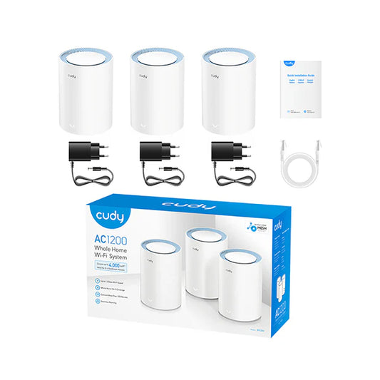 Cudy AC1200 Whole Home Wi-Fi Mesh System