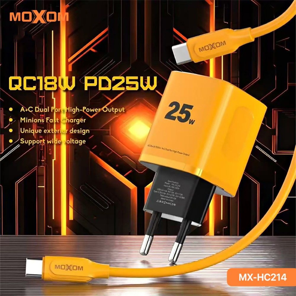 MOXOM MX-HC214 25W PD Charger