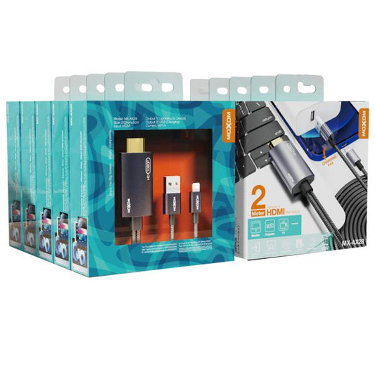 Moxom Lightning to HDMI USB Adapter 2 m MX-AX28
