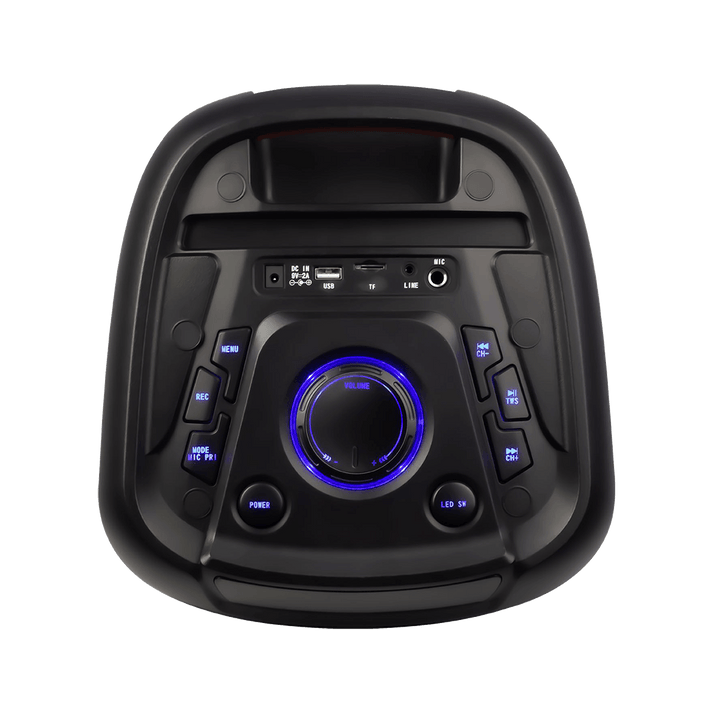 Ek818 KB ELEMENTS Karaoke speaker-2 wheels trolley
