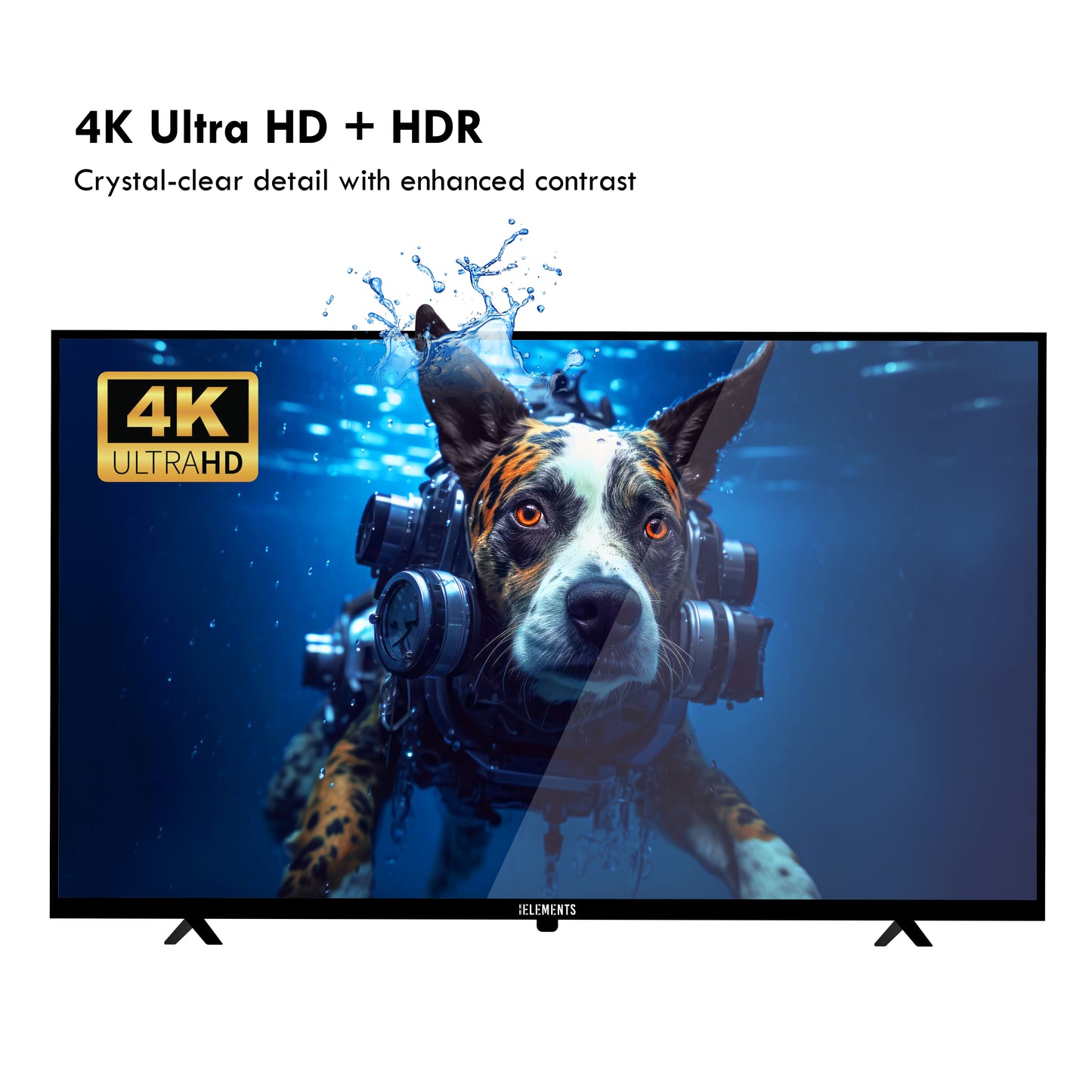 KB ELEMENTS 43" QLED ULTRA HD 4K + HDR - WebOS
