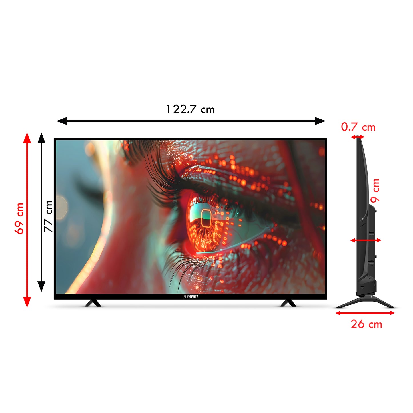 KB ELEMENTS 55" QLED ULTRA HD 4K + HDR WebOS