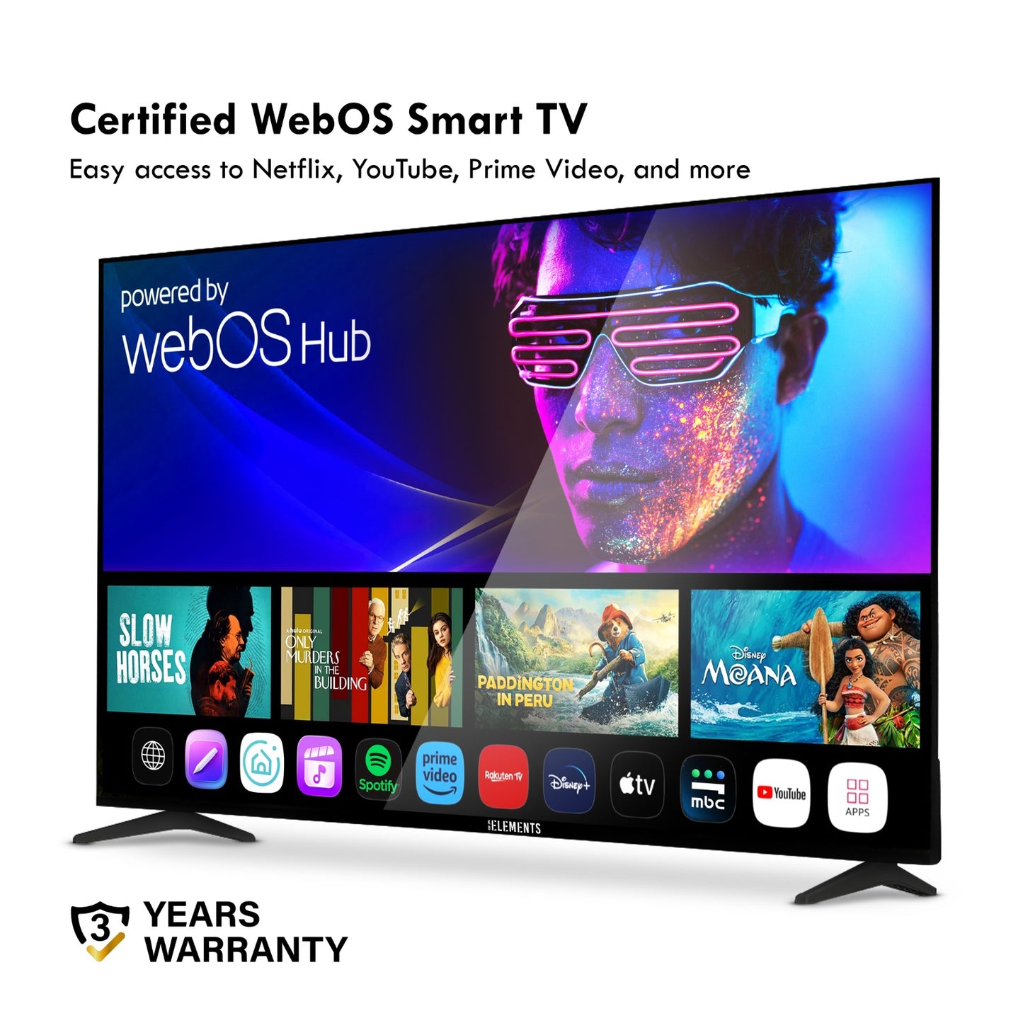 KB ELEMENTS 75" QLED ULTRA HD 4K + HDR WebOS