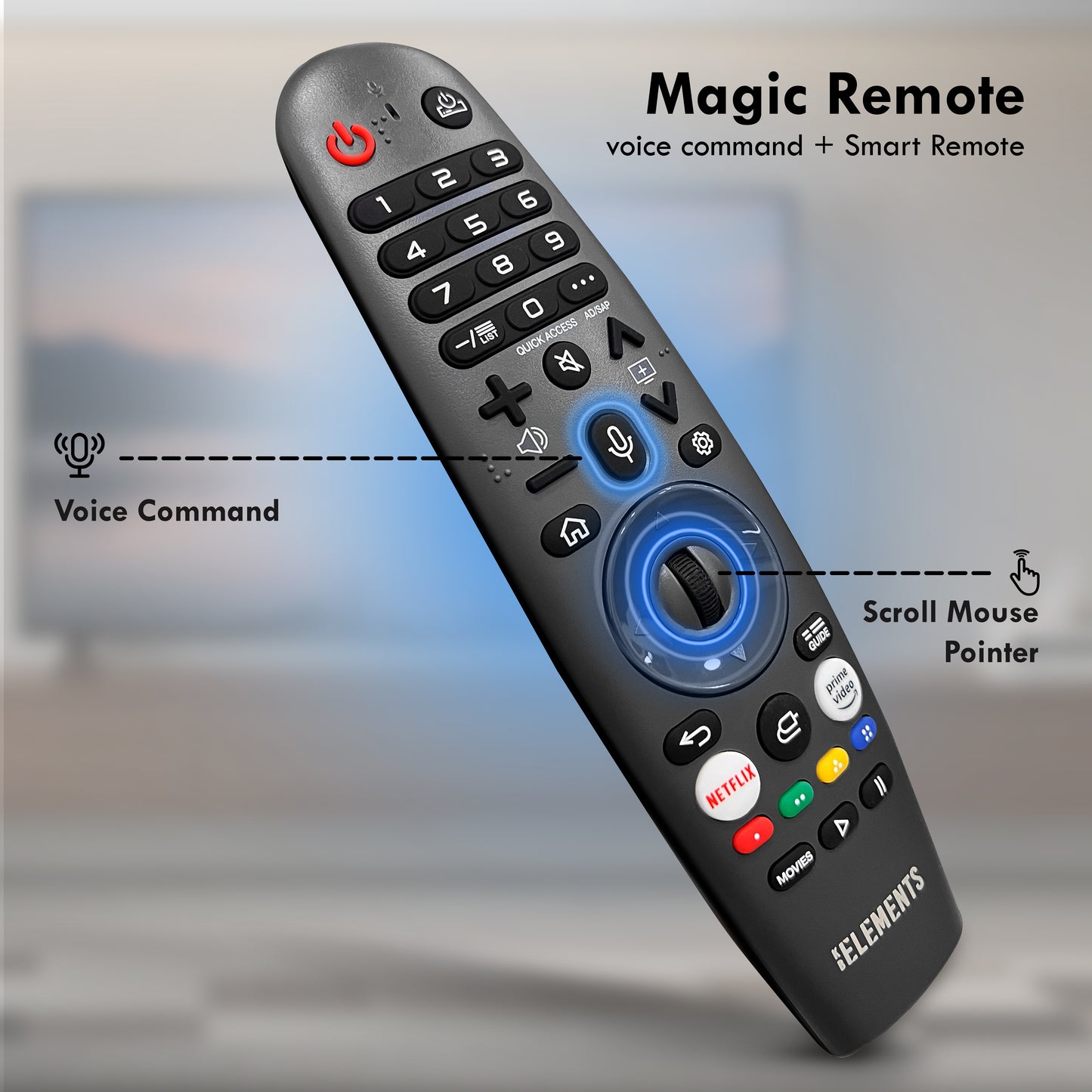 KB ELEMENTS 75" QLED ULTRA HD 4K + HDR WebOS
