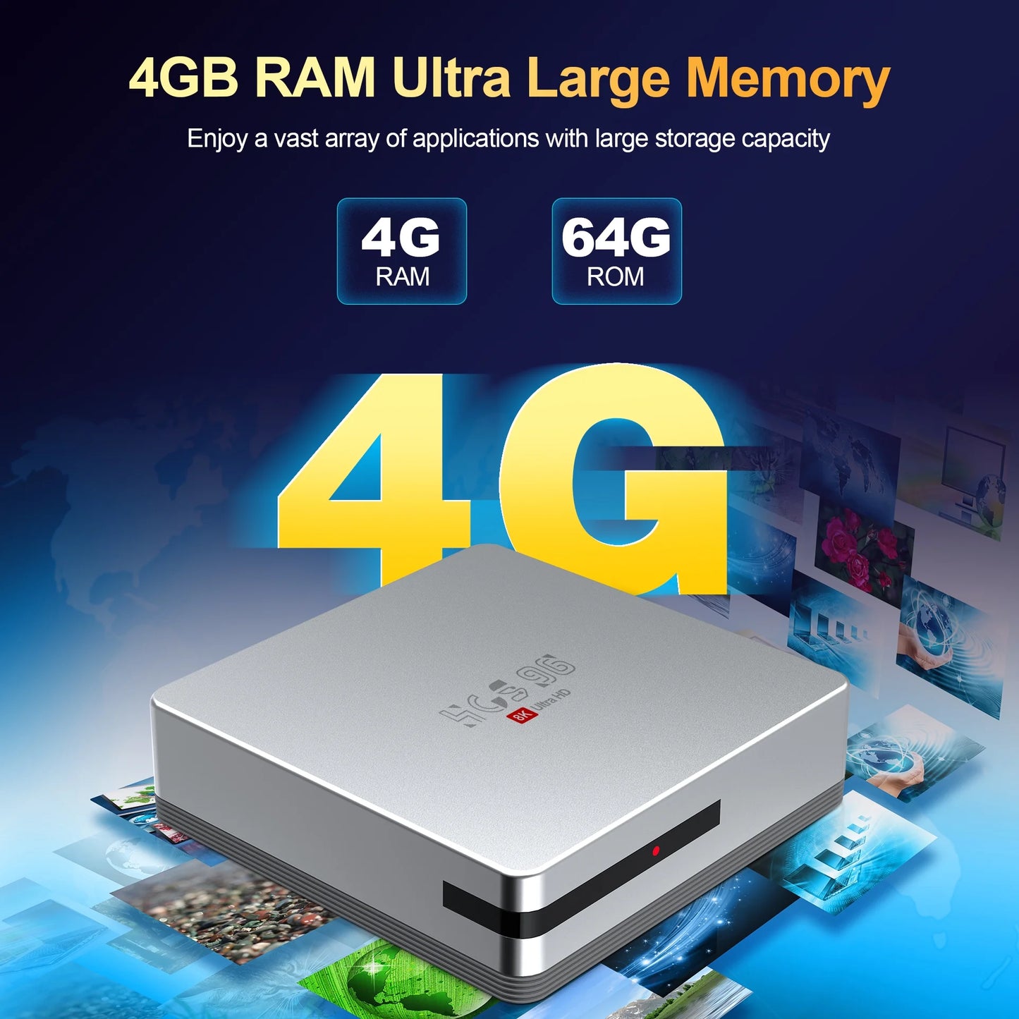 HCS 96 TV Box 8K Android 14