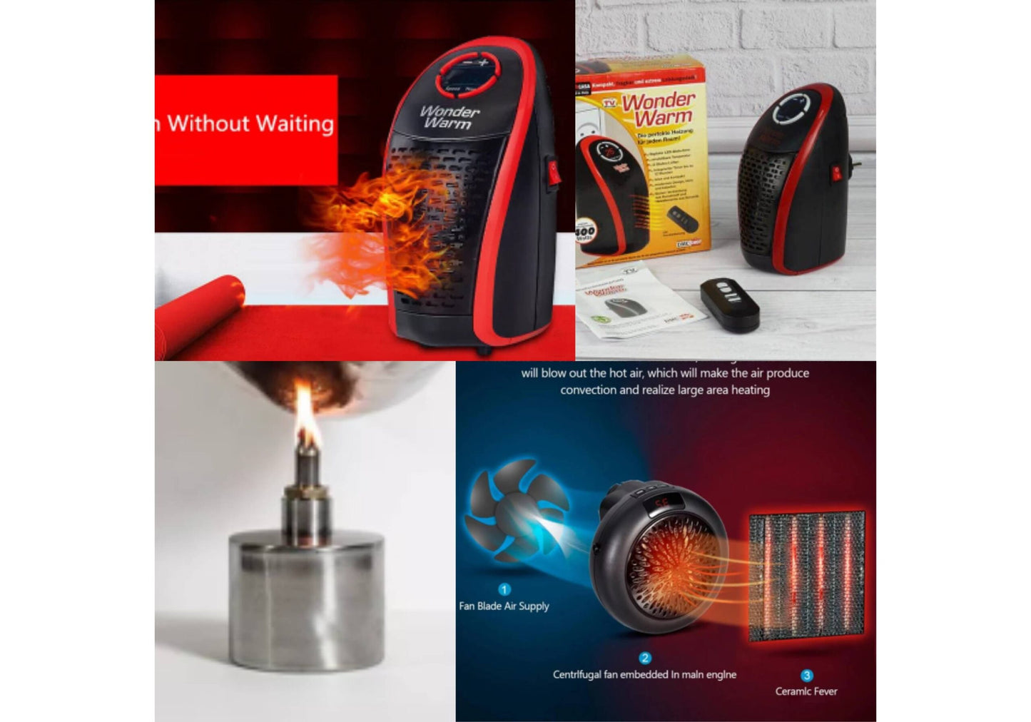 Wonder Warm handy Room Heater 400W