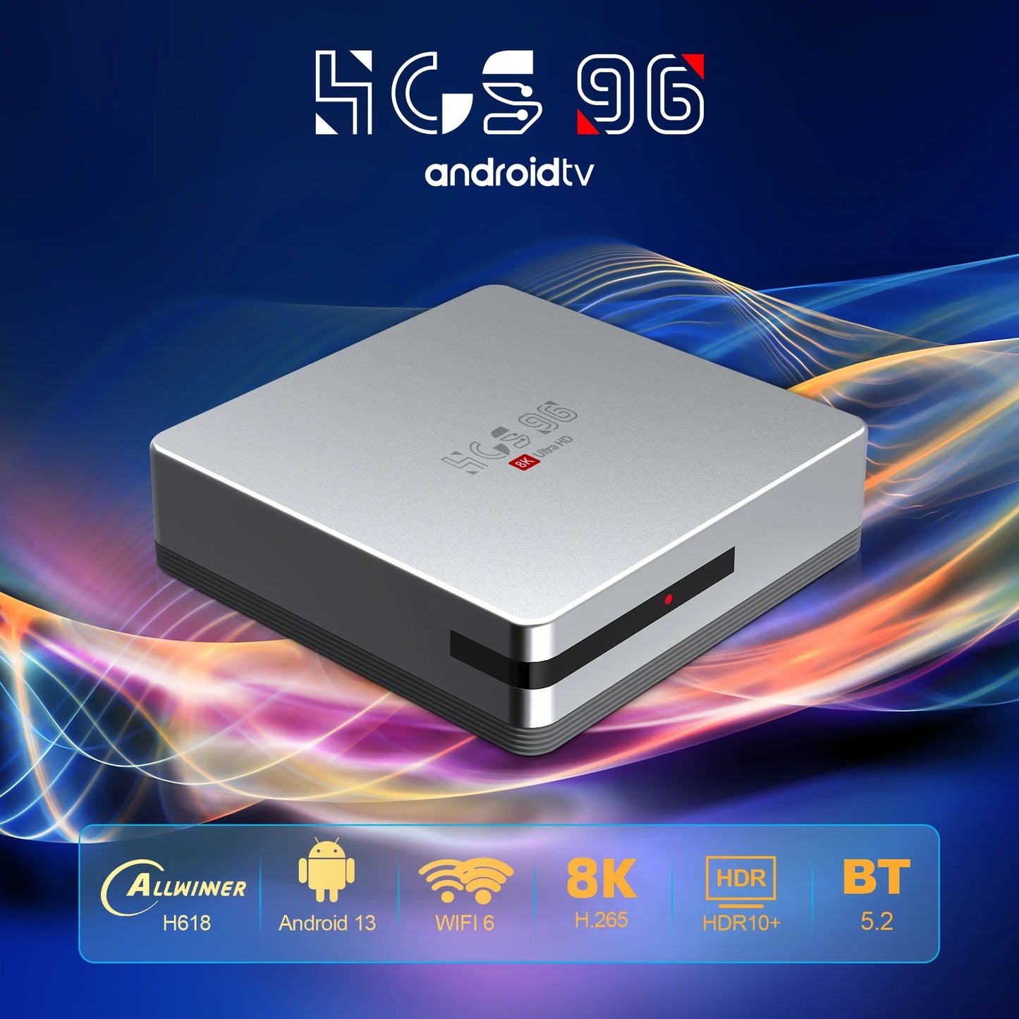 HCS 96 TV Box 8K Android 14