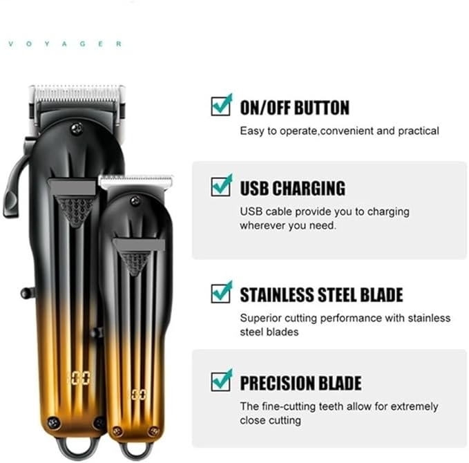 VGR V-646 Hair Clipper and Beard Trimmer Kit