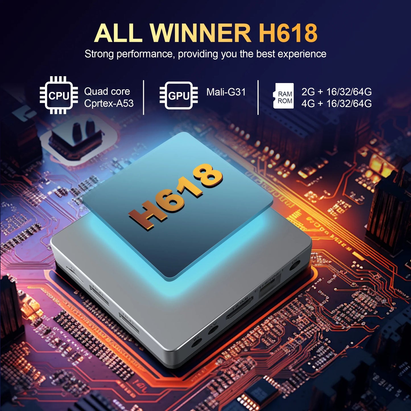 HCS 96 TV Box 8K Android 14