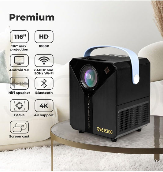 q96 e300 home cinema projector smart android