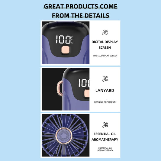 Handheld Rechargeable Fan