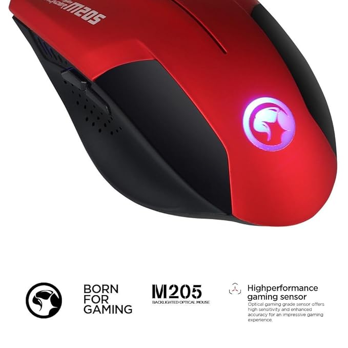Marvo Scorpion Thunder M205 RD Gaming Mouse