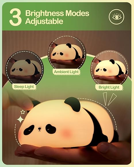 cute panda soft night  light