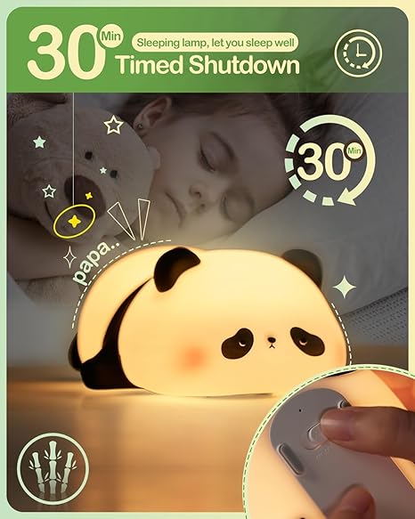 cute panda soft night  light