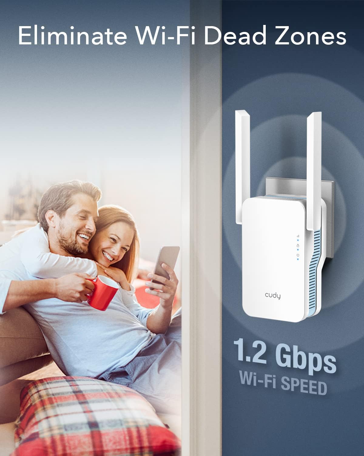 Cudy ac 1200 Dual Band Wifi Range Extender