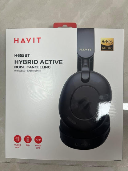 havit H655BT Hybrid Active Noise Cancelling Headphones