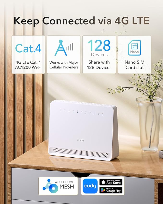Cudy 4g AC1200 Wifi Router