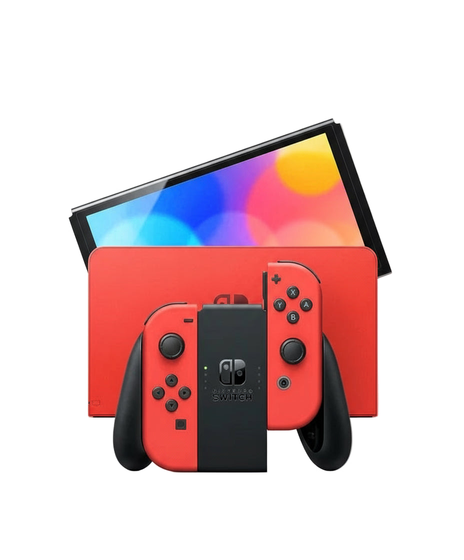 Nintendo Switch Oled Mario Red