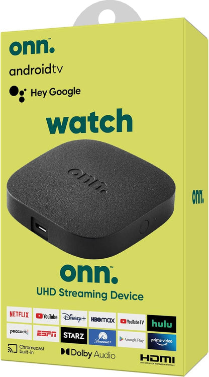 onn Android TV 4K UHD Streaming Device